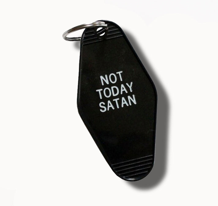 Motel keychain Not Today Satan - Concept Racer